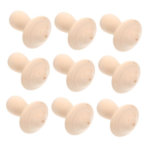 FIXOSHEE 10 Stück Teiliges Holzpilze zum Bemalen Glatte Oberfläche Leichte DIY Bastelsets für Sichere aus Holz für Kinderkunstprojekte und Individuelle Gartendekorationen FIXOSHEE 10 Stück Teiliges Holzpilze zum Bemalen Glatte Oberfläche Leichte DIY Bastelsets für Sichere aus Holz für Kinderkunstprojekte und Individuelle Gartendekorationen von FIXOSHEE