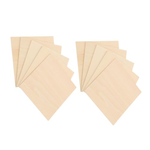 FIXOSHEE 10 Stück Teiliges Holzplatten Blanko Sperrholzplatten aus Lindenholz Glatte DIY Holztafeln zum Basteln Malen Gravieren und Modellbau Ungebehandelt Splintfrei Vielseitig für FIXOSHEE 10 Stück Teiliges Holzplatten Blanko Sperrholzplatten aus Lindenholz Glatte DIY Holztafeln zum Basteln Malen Gravieren und Modellbau Ungebehandelt Splintfrei Vielseitig für von FIXOSHEE