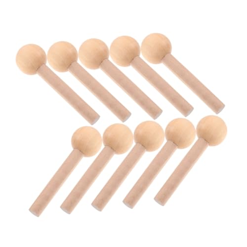 FIXOSHEE 10 Stück Teiliges Holzstäbe Massivem Buchenholz Stabile Pegboard Haken und Rundstäbe für Diy Pegboard Glatte Oberfläche Langlebig für Boho Raumdeko und Organisationsprojekte FIXOSHEE 10 Stück Teiliges Holzstäbe Massivem Buchenholz Stabile Pegboard Haken und Rundstäbe für Diy Pegboard Glatte Oberfläche Langlebig für Boho Raumdeko und Organisationsprojekte von FIXOSHEE