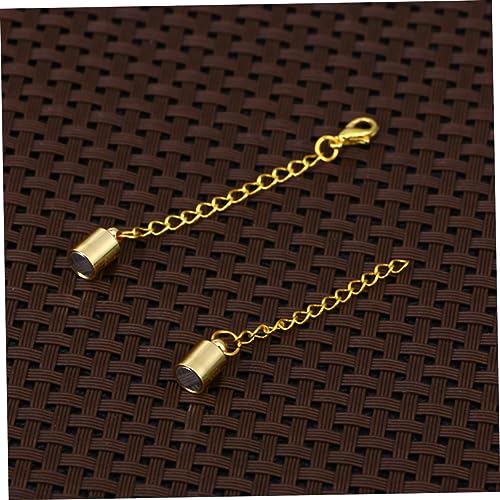 FIXOSHEE 10 Stück Teiliges Magnetische Schmuckverbinder aus Verstellbare Halskettenverlängerung und Armband Extender Leichter Magnetverschluss für Einfaches Ablegen Goldfarben von FIXOSHEE