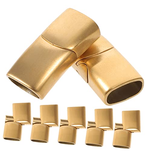 FIXOSHEE 10 Stück Teiliges Magnetische Schmuckverschlüsse Flach Rechteckig Sandgoldfarben Einfacher Magnetverschluss für Diy Armband Kette Schmuckherstellung FIXOSHEE 10 Stück Teiliges Magnetische Schmuckverschlüsse Flach Rechteckig Sandgoldfarben Einfacher Magnetverschluss für Diy Armband Kette Schmuckherstellung von FIXOSHEE