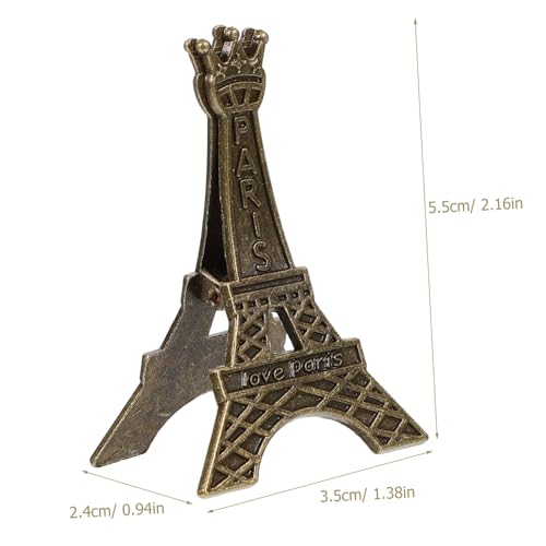 FIXOSHEE 10 Stück Teiliges Memo Note Holder Metall Eiffelturm Design Stabiler Memo Clamp Tischkartenhalter für Notizen Fotos Visitenkarten Party Nummer Clips Büro Dekorationszwecke von FIXOSHEE