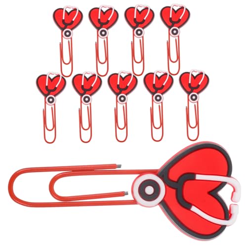 FIXOSHEE 10 Stück Teiliges Niedliche Bunte Lesezeichen Büroklammern Zarte Multifunktionale Papierclips für Büro Schule Party Dekoration und Geschenke FIXOSHEE 10 Stück Teiliges Niedliche Bunte Lesezeichen Büroklammern Zarte Multifunktionale Papierclips für Büro Schule Party Dekoration und Geschenke von FIXOSHEE
