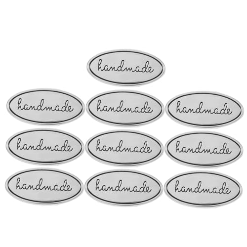 FIXOSHEE 10 Stück Teiliges Ovale Metall handmade tags aus Zinklegierung Langlebige DIY labels zum Annähen für Taschen Kleidung Jeans und Schuhe Vielseitige Dekorative Etiketten für FIXOSHEE 10 Stück Teiliges Ovale Metall handmade tags aus Zinklegierung Langlebige DIY labels zum Annähen für Taschen Kleidung Jeans und Schuhe Vielseitige Dekorative Etiketten für von FIXOSHEE