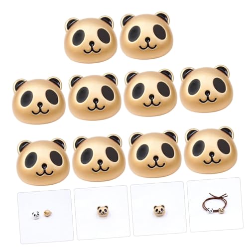FIXOSHEE 10 Stück Teiliges Panda Design DIY Haarperlen Runde Glatte Kunststoffperlen für Haarschmuck Armbänder und Halsketten Kindgerechte Bastelmaterialien für Mädchen Dekorative FIXOSHEE 10 Stück Teiliges Panda Design DIY Haarperlen Runde Glatte Kunststoffperlen für Haarschmuck Armbänder und Halsketten Kindgerechte Bastelmaterialien für Mädchen Dekorative von FIXOSHEE