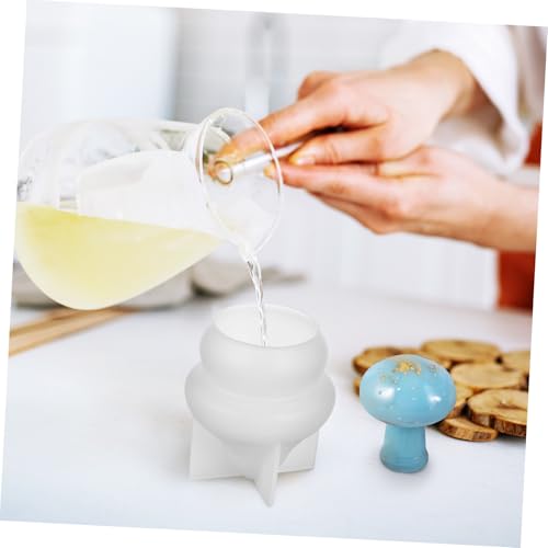 FIXOSHEE 10 Stück Teiliges Silikonpilz formen Epoxidharz DIY Basteln Flexible Langlebige Gießformen Glatt Einfach zu Entformen für Heimdekorationen und Personalisierte Geschenke von FIXOSHEE