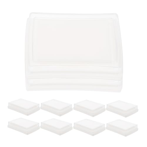 FIXOSHEE 10 Stück Teiliges Stempelkissen Blanko Fingerabdruck Ink Pads Hochwertige Schwammpads Multifunktionale DIY Stempelkissen für Scrapbooking Sichere Anwendung ohne Verletzungsgefahr FIXOSHEE 10 Stück Teiliges Stempelkissen Blanko Fingerabdruck Ink Pads Hochwertige Schwammpads Multifunktionale DIY Stempelkissen für Scrapbooking Sichere Anwendung ohne Verletzungsgefahr von FIXOSHEE