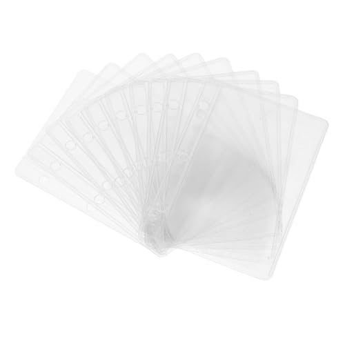 FIXOSHEE 10 Stück Teiliges Transparente Binder-einstecktaschen aus PVC Bohrung Wiederverwendbare Budget Binder Zubehör für Lose Leichte Organizer Einlagen für Büro Zuhause Reise FIXOSHEE 10 Stück Teiliges Transparente Binder-einstecktaschen aus PVC Bohrung Wiederverwendbare Budget Binder Zubehör für Lose Leichte Organizer Einlagen für Büro Zuhause Reise von FIXOSHEE