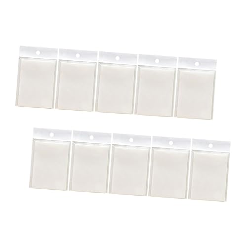 FIXOSHEE 10 Stück Teiliges Transparente Wasserdichte Haftnotizen Selbstklebende Klare Memo sticker Glattes Schreiben Vielseitig für Büro Schule und Kreative Notizen von FIXOSHEE