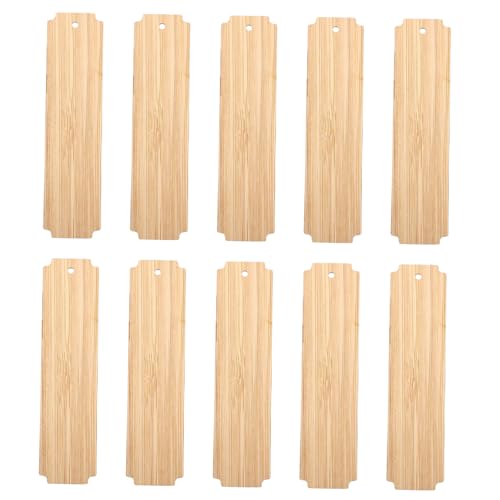 FIXOSHEE 10 Stück Teiliges aus Hochwertigen Blanko Holz Lesezeichen mit Rundungen und Vielseitig für DIY Bastelprojekte Partydekoration Schlüsselanhänger und Lesezeichen Sicher und Kreativ FIXOSHEE 10 Stück Teiliges aus Hochwertigen Blanko Holz Lesezeichen mit Rundungen und Vielseitig für DIY Bastelprojekte Partydekoration Schlüsselanhänger und Lesezeichen Sicher und Kreativ von FIXOSHEE