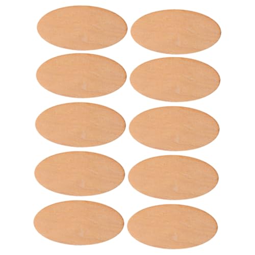 FIXOSHEE 10 Stück Unbearbeitete Holzovalformen für DIY Bastelprojekte Natürliche Holzmaterialien für Handwerksideen Beschriften FIXOSHEE 10 Stück Unbearbeitete Holzovalformen für DIY Bastelprojekte Natürliche Holzmaterialien für Handwerksideen Beschriften von FIXOSHEE