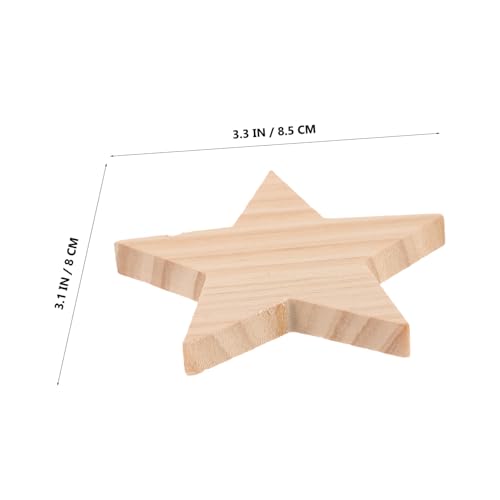 FIXOSHEE 10 Stück Unbehandelte Holzsterne Natürliche Holzornamente mit Sichtbarer Maserung Stabile DIY bastelstücke für Weihnachts Party Hochzeitsdekorationen FIXOSHEE 10 Stück Unbehandelte Holzsterne Natürliche Holzornamente mit Sichtbarer Maserung Stabile DIY bastelstücke für Weihnachts Party Hochzeitsdekorationen von FIXOSHEE