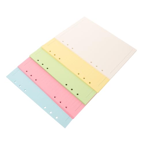 FIXOSHEE 100 Blatt Farben Liniertes Nachfüllpapier mit Lochung für Ringbuch Notizbuch Planer Einlagen Vielseitig Einsetzbar für Büro Schule und Organisation FIXOSHEE 100 Blatt Farben Liniertes Nachfüllpapier mit Lochung für Ringbuch Notizbuch Planer Einlagen Vielseitig Einsetzbar für Büro Schule und Organisation von FIXOSHEE