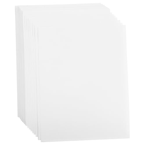 FIXOSHEE 100 Blatt Matte Versandetiketten Selbstklebend Bedruckbar Kompatibel Vielseitig für Adressaufkleber Versand Barcodes Basteln und Lagerkennzeichnung von FIXOSHEE