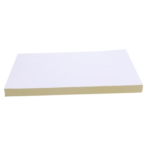 FIXOSHEE 100 Blatt Selbstklebende Druckpapier Etiketten für Bastelarbeiten Beschriftungen und Büroanwendungen Hochwertiges Leicht zu Schneidendes Material für Kreative Projekte von FIXOSHEE