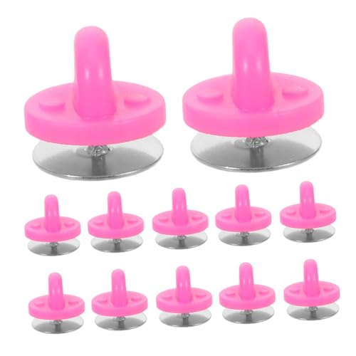 FIXOSHEE 100 Satz Pin Backings für DIY Bastelprojekte Robuste Flache Nadeln mit Rutschfestem Gummigriff Passend für Broschen Anstecknadeln Ersatz von FIXOSHEE