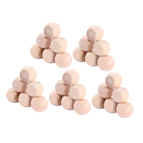 FIXOSHEE 100 Stück Blanko Holzwürfel Naturholz Würfelrohling Sechseitig Glatte Oberfläche DIY Bastelset für Malen Gravieren Lernspielzeug Dekoration FIXOSHEE 100 Stück Blanko Holzwürfel Naturholz Würfelrohling Sechseitig Glatte Oberfläche DIY Bastelset für Malen Gravieren Lernspielzeug Dekoration von FIXOSHEE