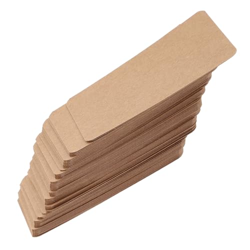FIXOSHEE 100 Stück Blanko Spielkarten Kraftpapier Pokergröße DIY Karteikarten zum Beschriften Notizkarten für Vokabeln und Tagesplanung Geeignet Leicht Tragbar von FIXOSHEE
