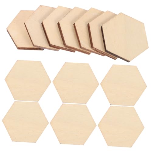 FIXOSHEE 100 Stück Buchenholz Sechseckige Holzornamente für DIY Bastelarbeiten Stabile Holzformen zum Verzieren von Hochzeit Geburtstag und Weihnachtsdeko Glatte Oberfläche Langlebig und FIXOSHEE 100 Stück Buchenholz Sechseckige Holzornamente für DIY Bastelarbeiten Stabile Holzformen zum Verzieren von Hochzeit Geburtstag und Weihnachtsdeko Glatte Oberfläche Langlebig und von FIXOSHEE