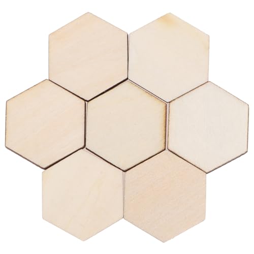 FIXOSHEE 100 Stück Buchenholz Sechseckige Holzscheiben für DIY Bastelarbeiten Natürliche Holzornamente Glatte Oberfläche für Hochzeit Geburtstag und Weihnachtsdekoration FIXOSHEE 100 Stück Buchenholz Sechseckige Holzscheiben für DIY Bastelarbeiten Natürliche Holzornamente Glatte Oberfläche für Hochzeit Geburtstag und Weihnachtsdekoration von FIXOSHEE