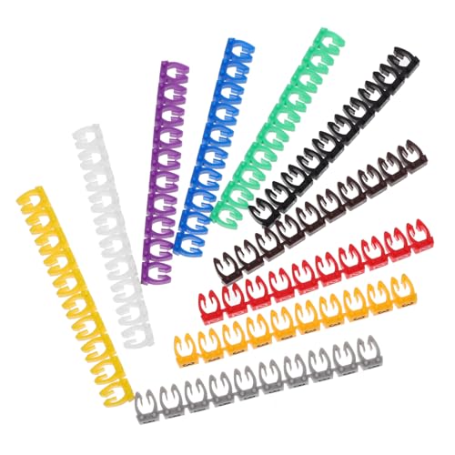 FIXOSHEE 100 Stück Bunte Kabelnummern Kabelkennzeichnung Kabelmarkierer Clip Kabelidentifikatoren für Kabeldurchmesser Wiederverwendbar und Langlebig für und Ladekabel FIXOSHEE 100 Stück Bunte Kabelnummern Kabelkennzeichnung Kabelmarkierer Clip Kabelidentifikatoren für Kabeldurchmesser Wiederverwendbar und Langlebig für und Ladekabel von FIXOSHEE