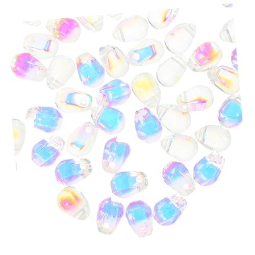 FIXOSHEE 100 Stück Bunte Lose Glasperlen für Schmuckherstellung Kleine Handgefertigte DIY Perlen für Armbänder und Halsketten Glatte Tropfenform Vielseitig für Bastelprojekte und FIXOSHEE 100 Stück Bunte Lose Glasperlen für Schmuckherstellung Kleine Handgefertigte DIY Perlen für Armbänder und Halsketten Glatte Tropfenform Vielseitig für Bastelprojekte und von FIXOSHEE