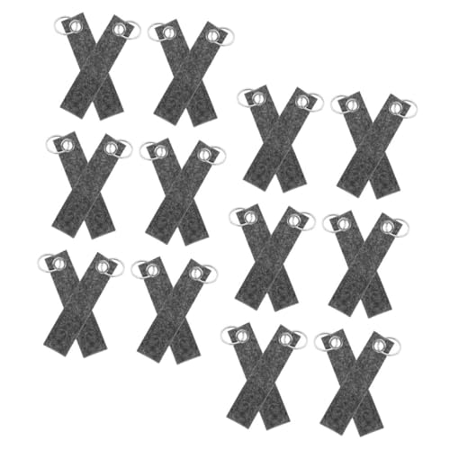 FIXOSHEE 100 Stück DIY Filz Schlüsselanhänger Tags Kreative Schlüsselanhänger Rohlinge Für Die Herstellung Von Filz Schlüsselanhänger Ornamente Einfache Tasche Geldbörse Charm von FIXOSHEE