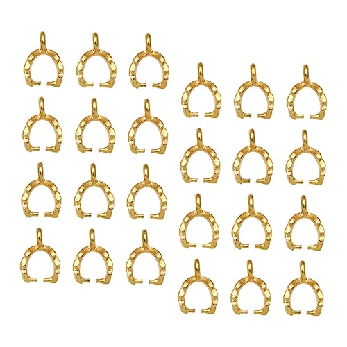 FIXOSHEE 100 Stück Goldfarbene Legierungs Anhänger Blattform Wassertröpfchen DIY Schmuckherstellung für Halskette Armband Ohrring Zubehör mit Mini von FIXOSHEE