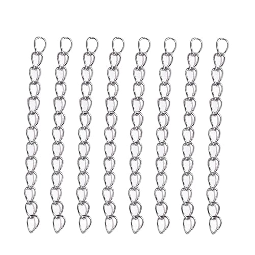 FIXOSHEE 100 Stück Kettenverlängerungen für DIY Schmuckherstellung Verlängerungsketten für und Armbänder Langlebige Schmuckzubehörteile für Kreative Designs FIXOSHEE 100 Stück Kettenverlängerungen für DIY Schmuckherstellung Verlängerungsketten für und Armbänder Langlebige Schmuckzubehörteile für Kreative Designs von FIXOSHEE
