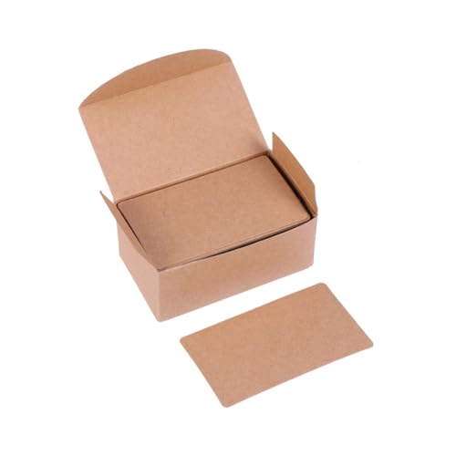 FIXOSHEE 100 Stück Kraftpapier Memo Pads Blanko DIY Notizkarten für Botschaften Doppelseitig Beschriftbar Klassische Vintage Karten für Hochzeit Party und Scrapbook Dekoration FIXOSHEE 100 Stück Kraftpapier Memo Pads Blanko DIY Notizkarten für Botschaften Doppelseitig Beschriftbar Klassische Vintage Karten für Hochzeit Party und Scrapbook Dekoration von FIXOSHEE
