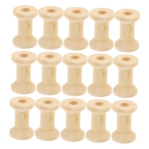 FIXOSHEE 100 Stück Natürliche Holzspulen Leere Fadenspulen Holz Wickelspulen für Nähmaschine DIY Handwerksprojekte Garn Zubehör FIXOSHEE 100 Stück Natürliche Holzspulen Leere Fadenspulen Holz Wickelspulen für Nähmaschine DIY Handwerksprojekte Garn Zubehör von FIXOSHEE