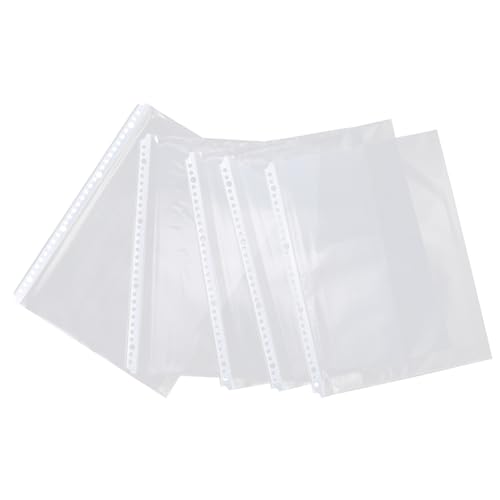 FIXOSHEE 100 Stück Ordner Einlagen Taschen Transparent Folien für Ringbücher Dokumenten Sichttaschen zum Einheften Stabile Kunststoff Hüllen für Büro Schule Zuhause FIXOSHEE 100 Stück Ordner Einlagen Taschen Transparent Folien für Ringbücher Dokumenten Sichttaschen zum Einheften Stabile Kunststoff Hüllen für Büro Schule Zuhause von FIXOSHEE