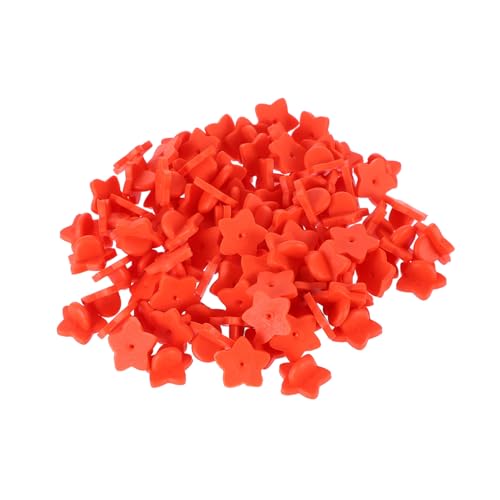 FIXOSHEE 100 Stück Pin Badge Rückhalter aus Langlebigem Kunststoff Sichere Clutch Kappen für Anstecknadeln Geeignet für Broschen Krawattennadeln und Abzeichen für DIY Basteln von FIXOSHEE