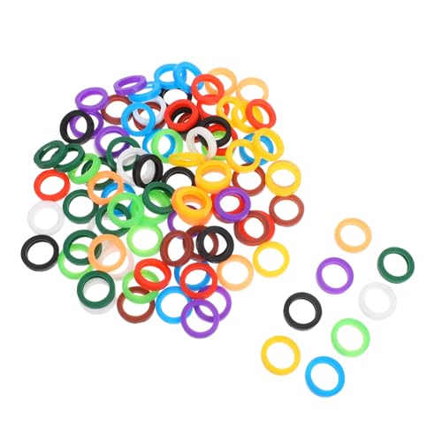 FIXOSHEE 100 Stück Silikon Schlüsselüberzüge Elastisch Farbige Schlüsselkappen Flexible Schlüsselhüllen Zum Leichten Sortieren Identifizieren Für Zuhause Büro Reise FIXOSHEE 100 Stück Silikon Schlüsselüberzüge Elastisch Farbige Schlüsselkappen Flexible Schlüsselhüllen Zum Leichten Sortieren Identifizieren Für Zuhause Büro Reise von FIXOSHEE