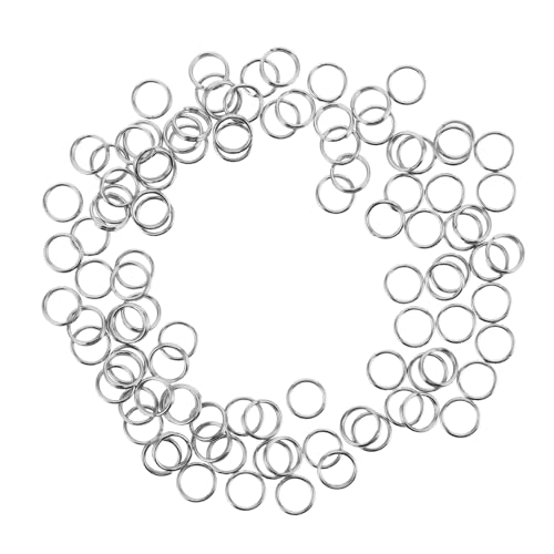 FIXOSHEE 100 Stück Teiliges Edelstahl Schlüsselringe Doppelt Robust Offen für DIY Schlüsselanhänger Schmuckherstellung und Bastelprojekte Vielseitig für Sichere Befestigung und Praktische FIXOSHEE 100 Stück Teiliges Edelstahl Schlüsselringe Doppelt Robust Offen für DIY Schlüsselanhänger Schmuckherstellung und Bastelprojekte Vielseitig für Sichere Befestigung und Praktische von FIXOSHEE