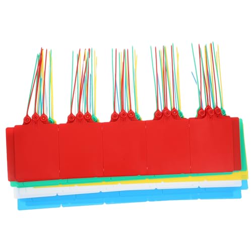 FIXOSHEE 100 Stück Teiliges Kunststoff hängeetiketten mit Kabelbinder Bunte Versandtags für Beschriftung Organisation und Vermeidung von Verlust bei Lagerung und Transport FIXOSHEE 100 Stück Teiliges Kunststoff hängeetiketten mit Kabelbinder Bunte Versandtags für Beschriftung Organisation und Vermeidung von Verlust bei Lagerung und Transport von FIXOSHEE