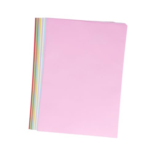 FIXOSHEE 100 Stück Teiliges Origami Papier Bunte Bastelblätter in Farben Umweltfreundliches Vielseitiges Bastelpapier für DIY Handcraft Papierfaltkunst für Kindergarten und Schule von FIXOSHEE