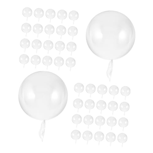 FIXOSHEE 100 Stück Transparente Bubble Ballons Große Wiederverwendbare Deko Ballons für Hochzeit Geburtstag Weihnachten Vielseitige Füllballons mit Einfacher Befüllung für Partyfotografie FIXOSHEE 100 Stück Transparente Bubble Ballons Große Wiederverwendbare Deko Ballons für Hochzeit Geburtstag Weihnachten Vielseitige Füllballons mit Einfacher Befüllung für Partyfotografie von FIXOSHEE