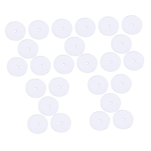 FIXOSHEE 100 Stück Transparente Ohrring verschlüsse aus Kunststoff Schmerzlindernde Ohrstecker rücken für Sicheren Halt DIY Ohrring zubehörclips für Empfindliche Ohren von FIXOSHEE