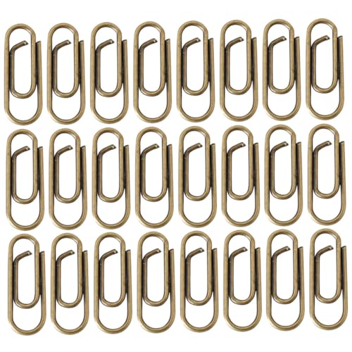 FIXOSHEE 100 Stück Vintage Metall Büroklammern Robuste Mini Paper Clips mit Starker Klemmkraft Vielseitig Einsetzbar für Dokumente Dateien Fotos für Schule und Bürobedarf FIXOSHEE 100 Stück Vintage Metall Büroklammern Robuste Mini Paper Clips mit Starker Klemmkraft Vielseitig Einsetzbar für Dokumente Dateien Fotos für Schule und Bürobedarf von FIXOSHEE