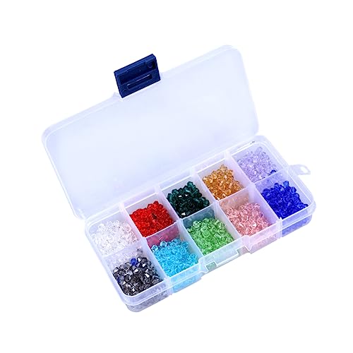 FIXOSHEE 1000 Stück DIY Rhombus Glasperlen Farben für Schmuckherstellung Armbänder und Bastelprojekte mit Praktischer Aufbewahrungsbox FIXOSHEE 1000 Stück DIY Rhombus Glasperlen Farben für Schmuckherstellung Armbänder und Bastelprojekte mit Praktischer Aufbewahrungsbox von FIXOSHEE
