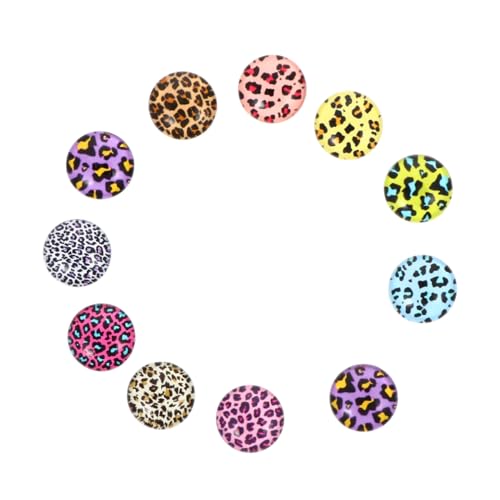 FIXOSHEE 100Stücke Edelstein Patch Teiliges DIY Glaspflaster für Schmuckherstellung Individuell Gestaltbare Anhänger für Halsketten Armbänder und Mehr von FIXOSHEE