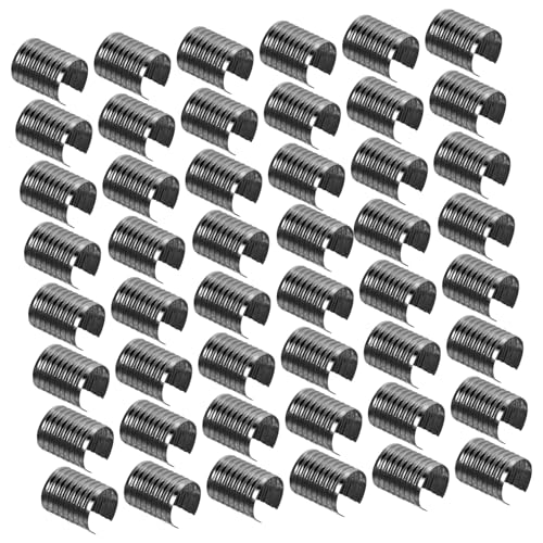 FIXOSHEE 100Stücke Lederseil Clips für DIY Schmuck Crimp Befestigungselemente für Armbänder Keychains Einfach zu Montieren Stark und Langlebig FIXOSHEE 100Stücke Lederseil Clips für DIY Schmuck Crimp Befestigungselemente für Armbänder Keychains Einfach zu Montieren Stark und Langlebig von FIXOSHEE