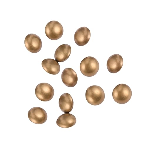 FIXOSHEE 100Stücke Runder Vintage Metallknopf für Kleidung Hochwertige Langlebige Nähverschlüsse für Jacken Jeans Hüte und DIY Projekte Rostfrei und Elegant von FIXOSHEE