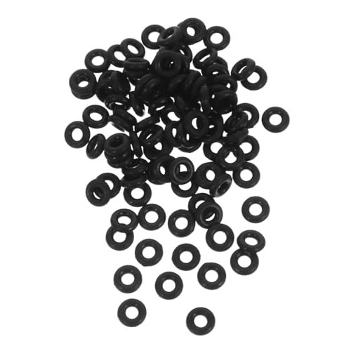 FIXOSHEE 100Stücke Silikon Abstandshalter Ringe für DIY Schmuckherstellung als Perlen Spacer für Armbänder und Ketten Verbessert Stabilität und Ästhetik von FIXOSHEE