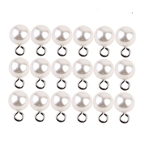 FIXOSHEE 100Stücke Simulierte Perlen Anhänger mit Halbohrung für DIY Schmuckzubehör für Ohrringe und Weiß Bastelprojekte FIXOSHEE 100Stücke Simulierte Perlen Anhänger mit Halbohrung für DIY Schmuckzubehör für Ohrringe und Weiß Bastelprojekte von FIXOSHEE