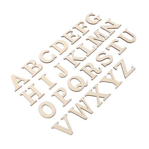 FIXOSHEE 100Stücke Unvollendete Holzausschnitte DIY Holzbuchstaben für Bastelprojekte Graffiti Holzscheiben für Scrapbooking und Innendekoration Leicht zu Bemalen FIXOSHEE 100Stücke Unvollendete Holzausschnitte DIY Holzbuchstaben für Bastelprojekte Graffiti Holzscheiben für Scrapbooking und Innendekoration Leicht zu Bemalen von FIXOSHEE