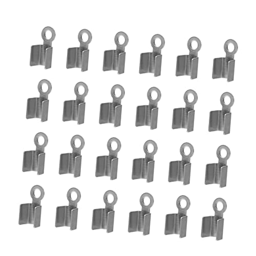 FIXOSHEE 100Stücke Verschlüsse für DIY PU und PVC Seilverschlüsse Schmuckzubehör für Armbänder Leicht und Tragbar für Schmuckprojekte FIXOSHEE 100Stücke Verschlüsse für DIY PU und PVC Seilverschlüsse Schmuckzubehör für Armbänder Leicht und Tragbar für Schmuckprojekte von FIXOSHEE