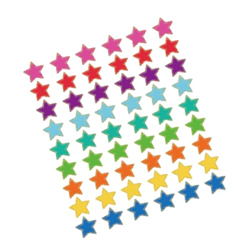 FIXOSHEE 108 Blatt Bunter Punktrand-sternausschnitt Für Pinnwände, Klassenzimmerdekorationen, Diy-bastelarbeiten Und Heimdekoration, Ideal Für Und Schulprojekte von FIXOSHEE