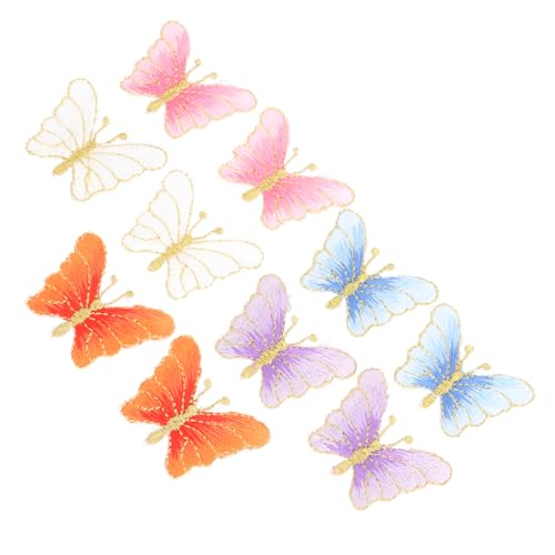 FIXOSHEE 10Stücke DIY Schmetterling Bügel Patches Stickerei Aufnäher für Kleidung Applikationen Reparatur und Dekoration FIXOSHEE 10Stücke DIY Schmetterling Bügel Patches Stickerei Aufnäher für Kleidung Applikationen Reparatur und Dekoration von FIXOSHEE